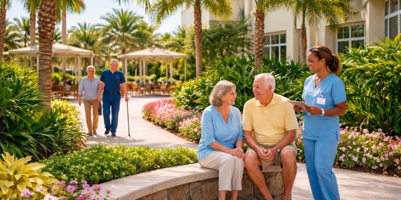 Healthcare Landscaping for Clinics & Senior Care in Palm Beach