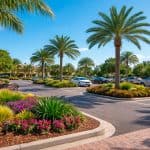Parking Lot Landscaping: How to Turn a Forgettable Space Into a Competitive Advantage