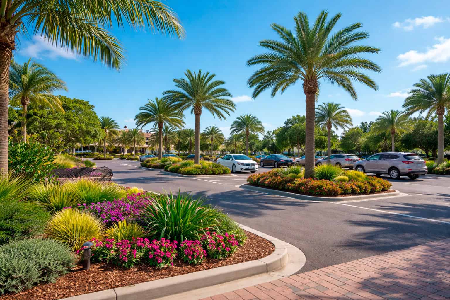 Parking Lot Landscaping: How to Turn a Forgettable Space Into a Competitive Advantage